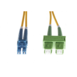 4Cabling 1m LC-SC/APC OS1 / OS2 Singlemode Fibre Optic Duplex Cable