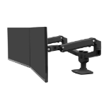 Ergotron LX Series 45-245-224 monitor mount / stand 68.6 cm (27") Clamp/Bolt-through Black