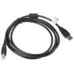 Lanberg CA-USBA-11CC-0018-BK USB cable USB 2.0 1.8 m USB B Black