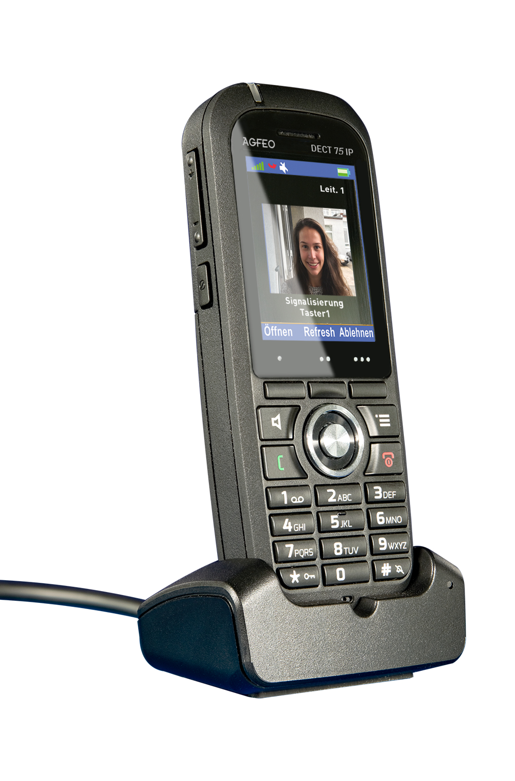 Image of AGFEO DECT 75 IP IP phone Black TFT