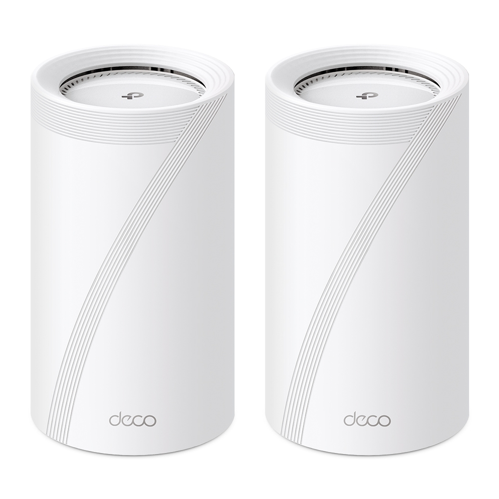 Photos - Wi-Fi TP-LINK BE19000 Tri-Band Whole Home Mesh WiFi 7 System DECO BE85 (2-PACK)