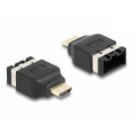 DeLOCK 65963 tussenstuk voor kabels HDMI-A HDMI-E Zwart