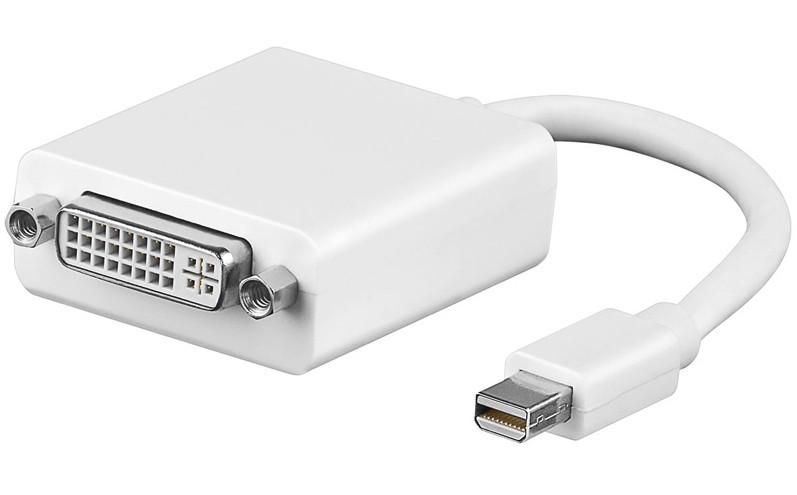 Image of Microconnect Mini Displayport - DVI 15cm 0.15 m DVI-I White