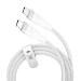 j5create JUCX18L18W USB-C® 60W Ultra Soft Double-Braided Fast Charging Cable