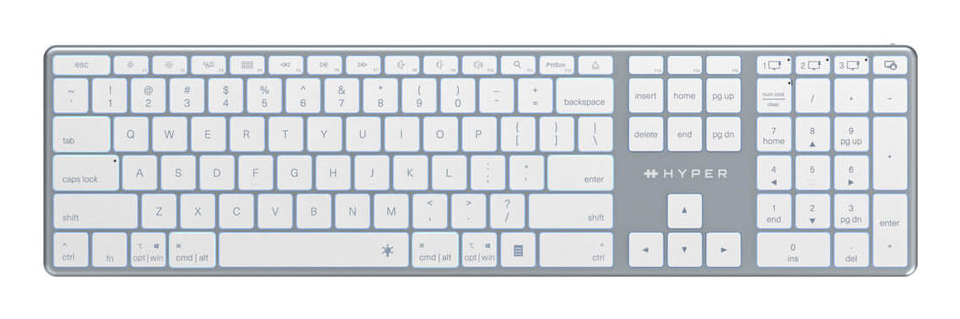Targus Grey Hs2310uk Keyboard Home/Office Bluetooth Qwerty Uk English