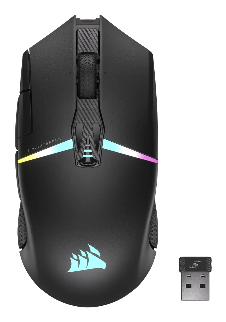 Corsair CH-931B011-EU mouse Gaming Right-hand RF Wireless + Bluetooth