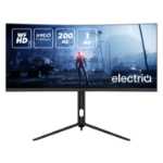 electriQ 30" VA Full HD UltraWide HDR 200Hz FreeSync Curved Gaming Monitor with Adjustable�Stand