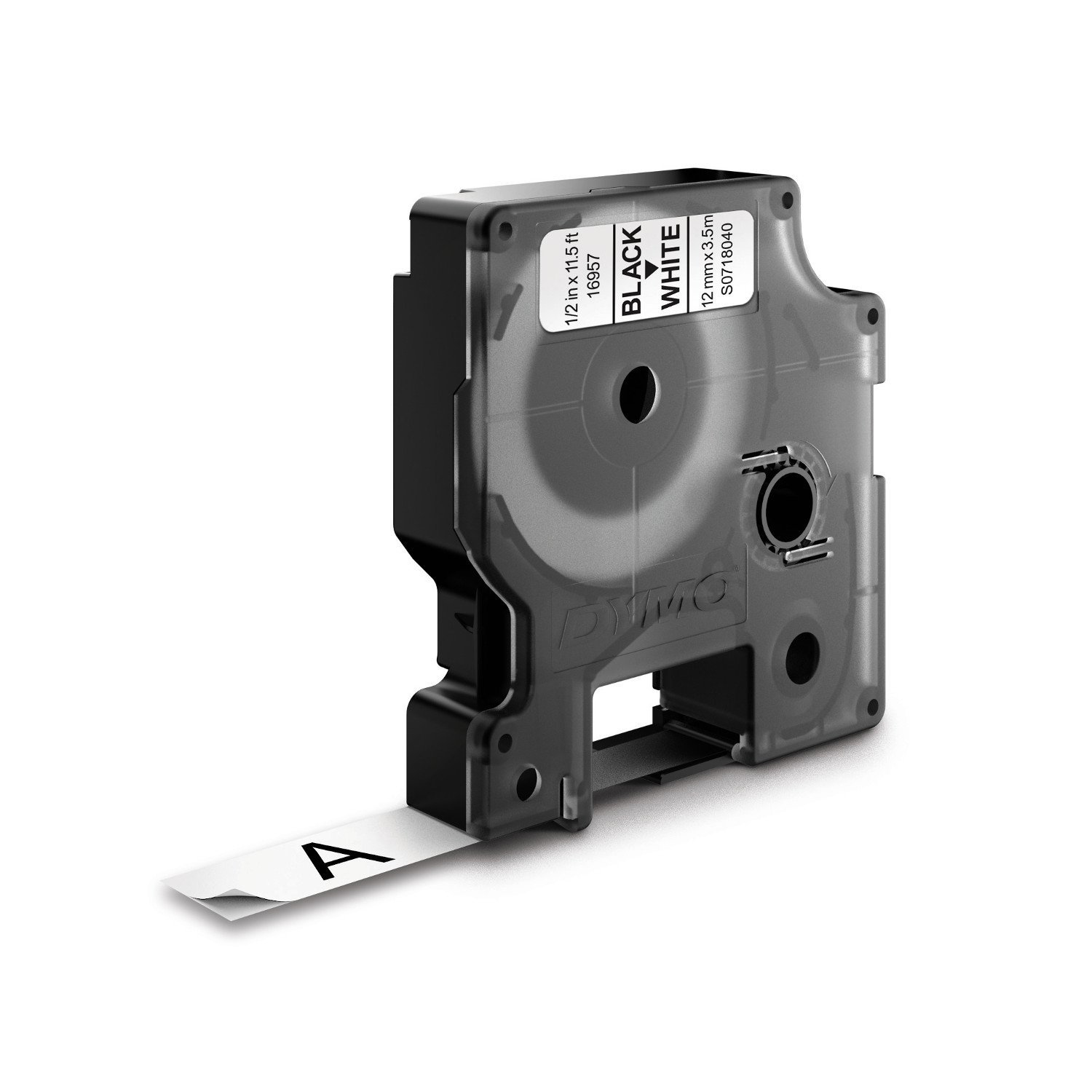 Image of Dymo 16957/S0718040 DirectLabel-etikettes Nylon black on white...