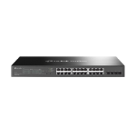 TP-Link Omada TL-SG2428P Managed L2/L2+ Gigabit Ethernet (10/100/1000) Power over Ethernet (PoE) 1U Black