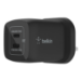 Belkin WCH013MYBK mobile device charger Universal Black AC Fast charging Indoor