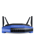 Linksys WRT3200ACM-UK wireless router Gigabit Ethernet Dual-band (2.4 GHz / 5 GHz) Black, Blue