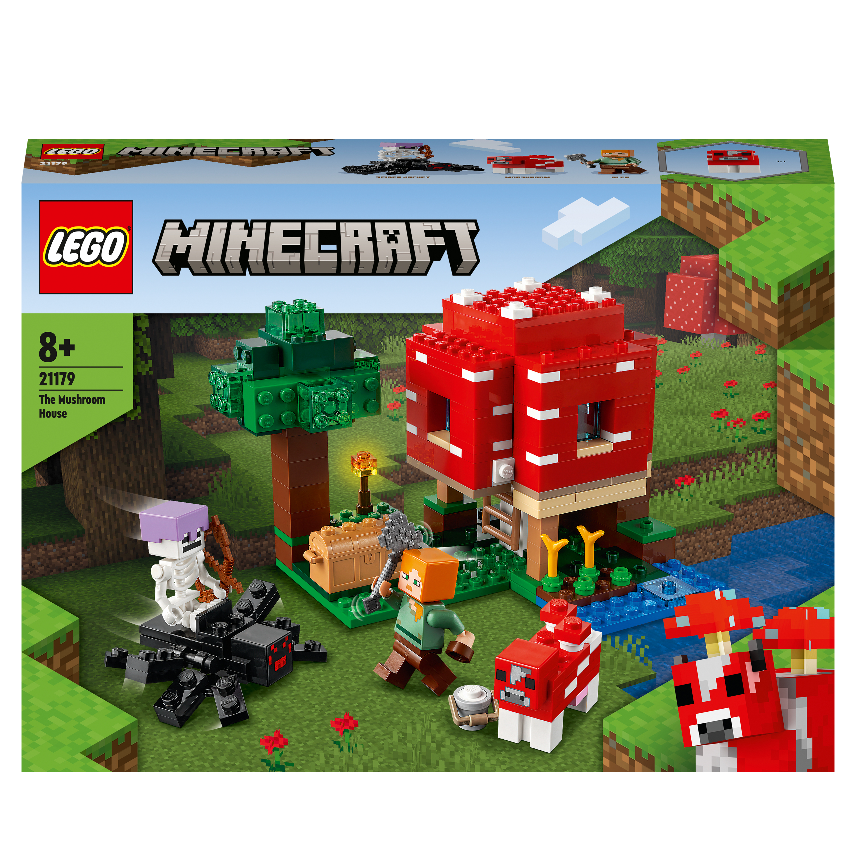Image of LEGO Minecraft Das Pilzhaus| 21179