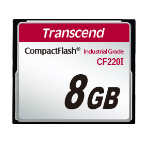 Transcend 8GB Industrial Temp CF220I CF CompactFlash SLC