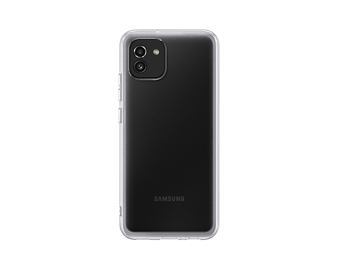 Photos - Case Samsung EF-QA036TTEGEU mobile phone  16.5 cm  Cover Tra (6.5")