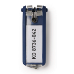 Durable Key Clips 6 Dark Blue
