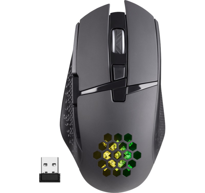 DFN MOUSE DEFENDER GM-514 GLORY OPTIC RF RGB 3200dpi 7P BLACK