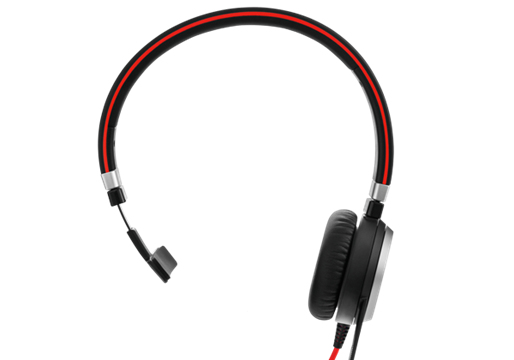 Jabra Evolve 40 MS Mono Headset Head-band Black