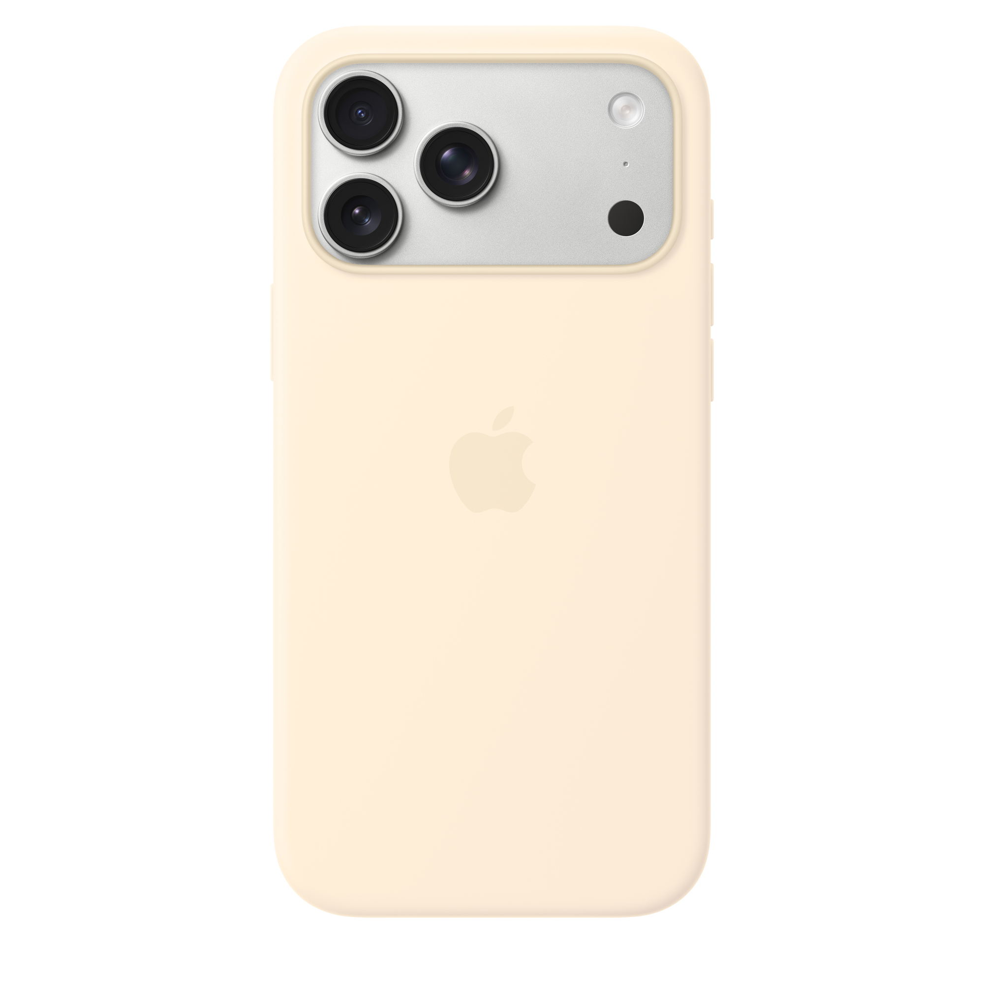 Apple iPhone 17 Pro Max Silicone Case with MagSafe – Vanilla