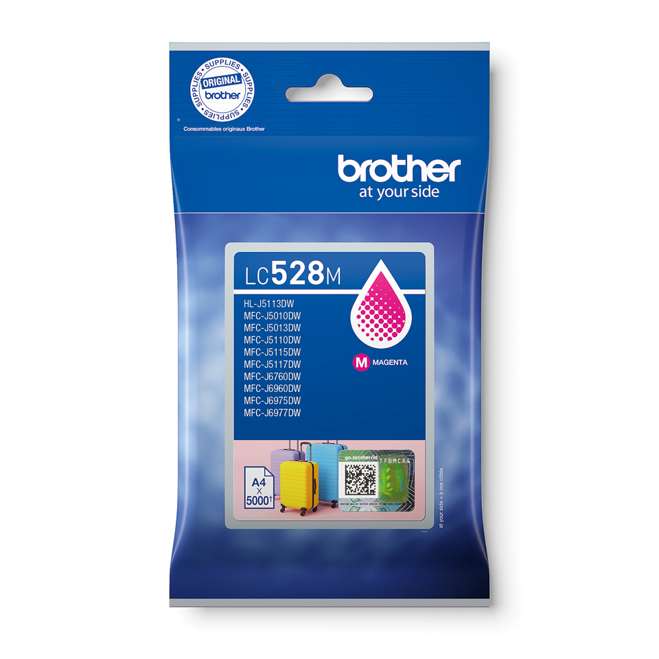 Brother LC-528M Ink cartridge magenta extra High-Capacity, 5K pages ISO/IEC 19752 for Brother MFC-J 6560/6975