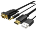 JLC Z49 2M HDMI to VGA/3.5mm/USB