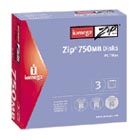 Iomega Zip® 750MB Disk 3-Pack PC/Mac® Zip disk