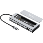 Sandberg USB-C 6in1 Travel Dock SSD Case