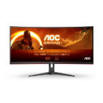 AOC G2 CU34G2XE/BK computer monitor 86,4 cm (34") 3440 x 1440 Pixels Wide Quad HD LCD Zwart, Rood