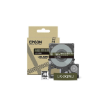 Epson C53S672089/LK-5QWJ DirectLabel-etikettes white on Khaki matt 18mm x 8m for Epson LabelWorks LW-C 410/610