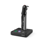 Yealink WH63 Headset Wireless Ear-hook, Head-band, Neck-band Office/Call center Micro-USB Charging stand Black