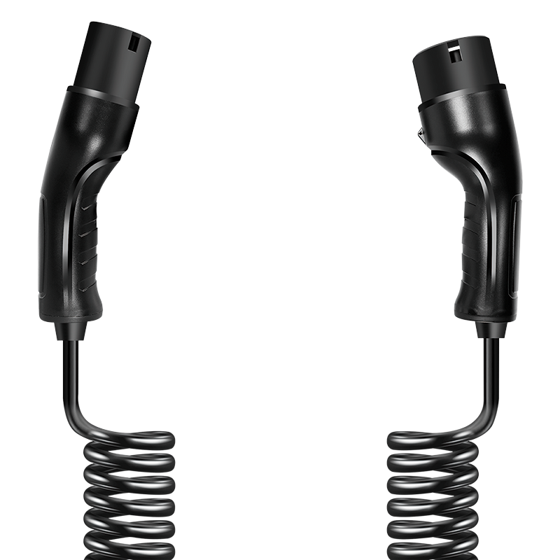 Logilink Ev Charging Cable. Type 2. 3-Phase. Spiral. 32 A. 22 Kw. With