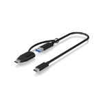 ICY BOX IB-CB033 USB cable 0.35 m USB 3.2 Gen 2 (3.1 Gen 2) USB C USB A Black