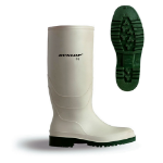 DUNLOP Pricemastor PVC Non-Safety Wellington Boot White Size 09