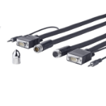 Vivolink PROVGASCW10 VGA cable 10 m VGA (D-Sub) Black