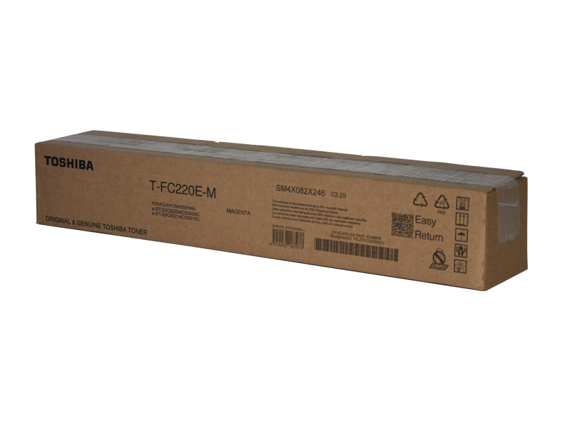 Image of Toshiba 6AJ00000233/T-FC220EM Toner magenta, 38K pages ISO/IEC...