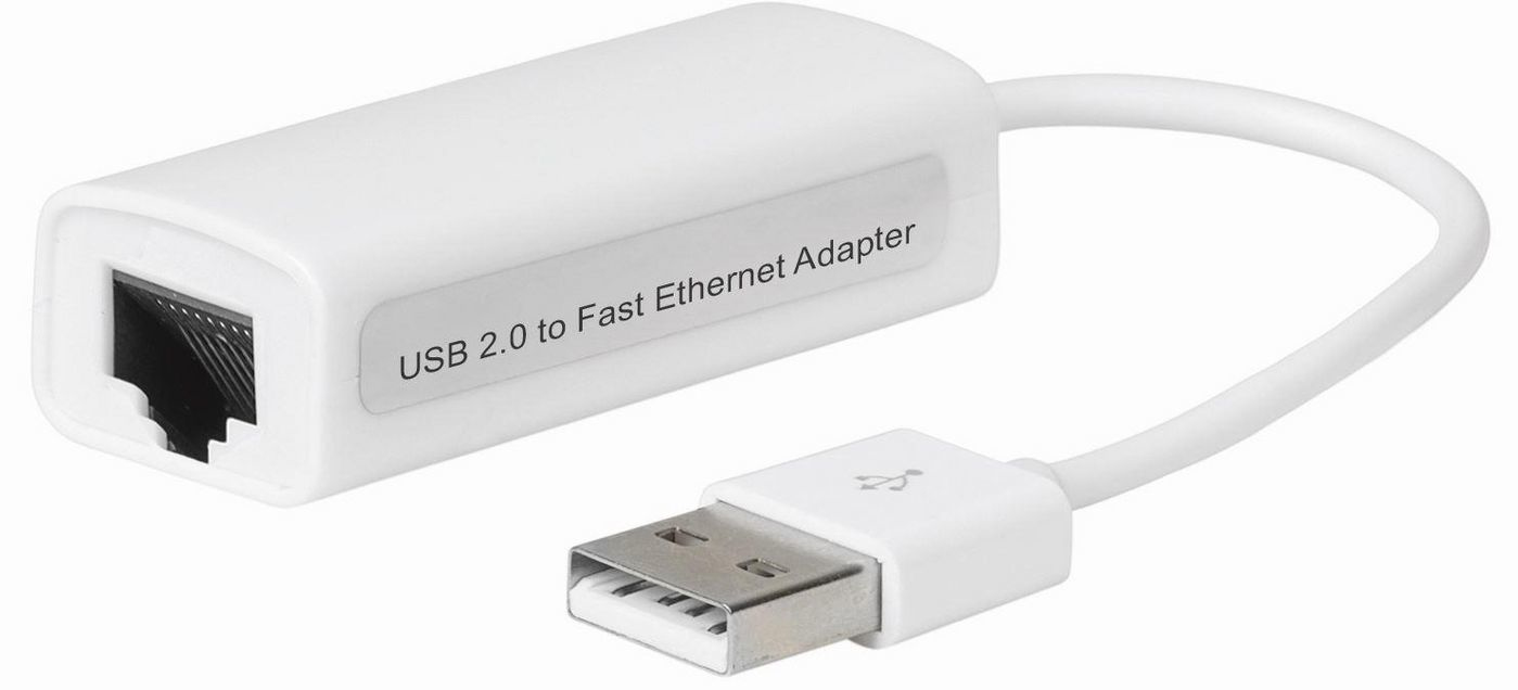 MicroConnect USBETHW USB2.0 to Ethernet. White - Image 2