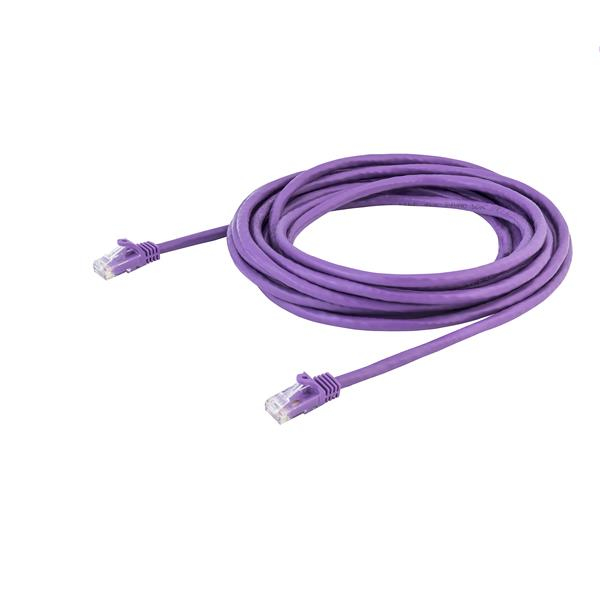 Photos - Cable (video, audio, USB) Startech.com 5m CAT6 Ethernet Cable - Purple CAT 6 Gigabit Ethernet Wi N6P 
