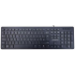Ceratech Accuratus 360 Wired Multimedia Keyboard with 2 Port USB Hub; Black.