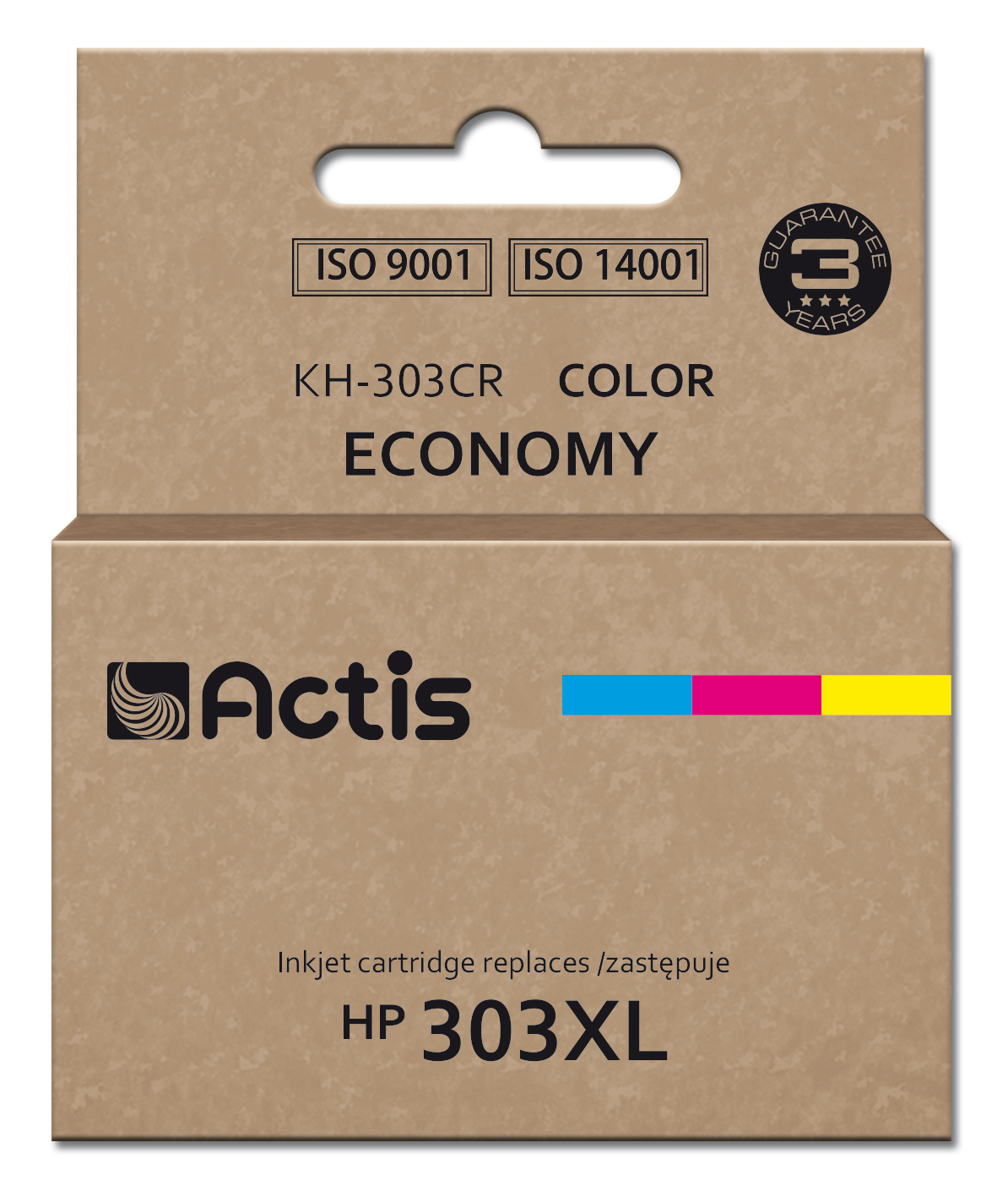 Actis KH-303CR ink for HP printer, replacement HP 303XL T6N03AE; Premium; 18ml; 415 pages; colour