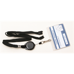 KEVRON LANYARD & REEL KEVRON FOR ID CARDS BREAKAWAY PK25(EACH)