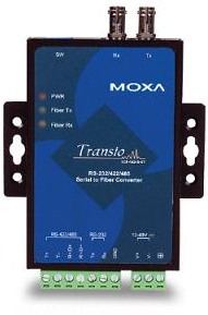 Moxa TCF-142-M-ST serial converter/repeater/isolator RS-232/422/485 Fi