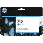 HP 745 130-ml DesignJet Cyan Ink Cartridge