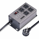 StarTech.com 4N515S8-POWER-STRIP power distribution unit (PDU) 4 AC outlet(s) Gray