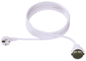 Image of Bachmann 3m Schuko H05VV­F 3G 1.50mm² White