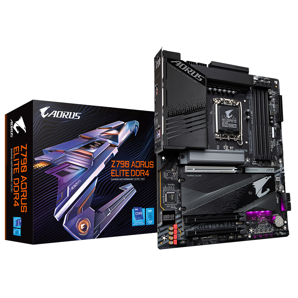 Image of Gigabyte Z790 AORUS ELITE DDR4 motherboard Intel Z790 LGA 1700 ATX