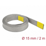 DeLOCK Braided sleeve for EMC shielding stretchable 2 m x 15 mm