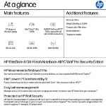 HP EliteBook 6 G1i AI PC Wolf Pro Security Edition Intel Core Ultra 7 265U Laptop 14" WUXGA 32 GB DDR5-SDRAM 512 GB SSD Wi-Fi 7 (802.11be) Windows 11 Pro Silver