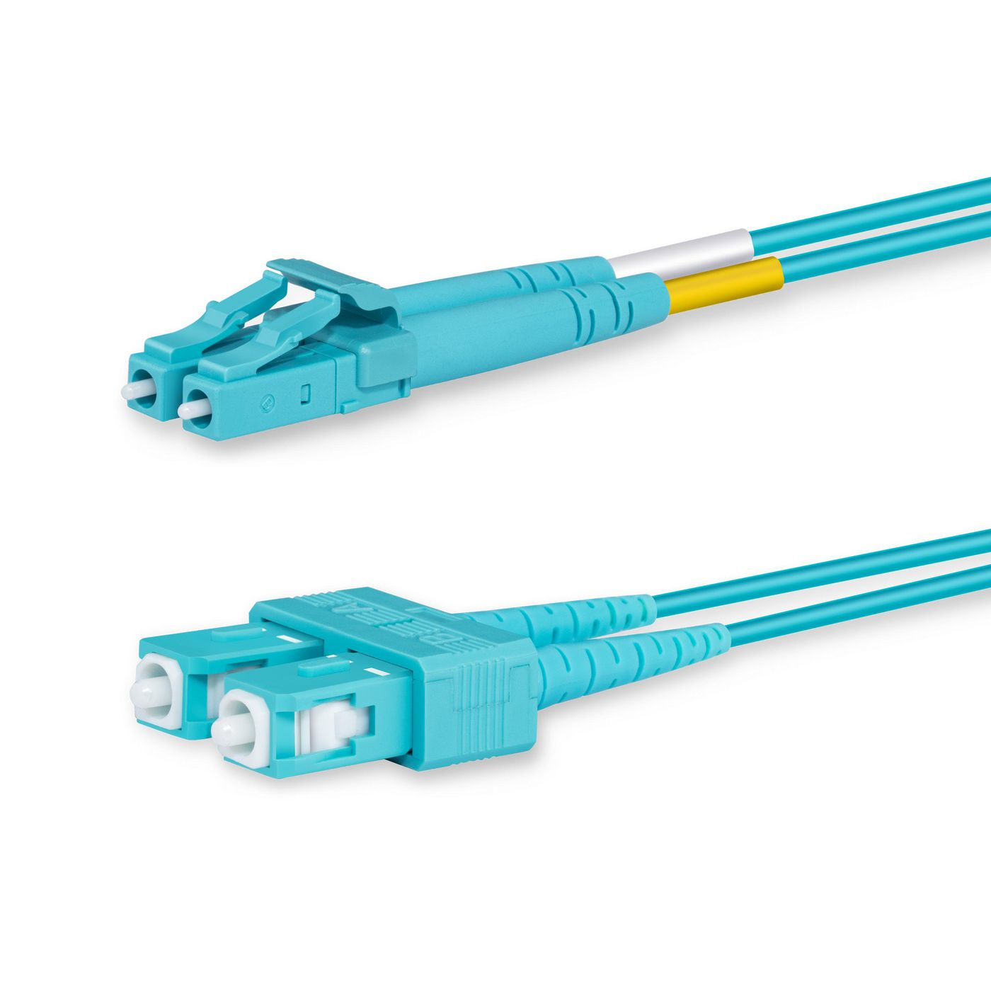 LVO231477 Lanview LC-SC multi mode fibre cable  dublex OM3 50/125 LSZH 1M