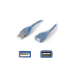 AddOn Networks 1.8m M/F USB 2.0 USB cable 70.9" (1.8 m) USB A Blue