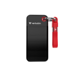 Verbatim Pocket SSD USB 3.2 Gen 2 2TB Black/Red