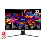 MSI 32  MSI OLED1700R CURVED PANEL, 240Hz, UHD, 0.03ms, USB Type-C 98W Hub KVM 1.0 Gaming Intelligence, 2*HDMI, DP, - MPG 321CURX QD-OLED